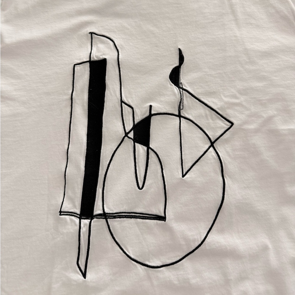 White Graphic T-Shirt by EXPRESS - Picture 2 of 4